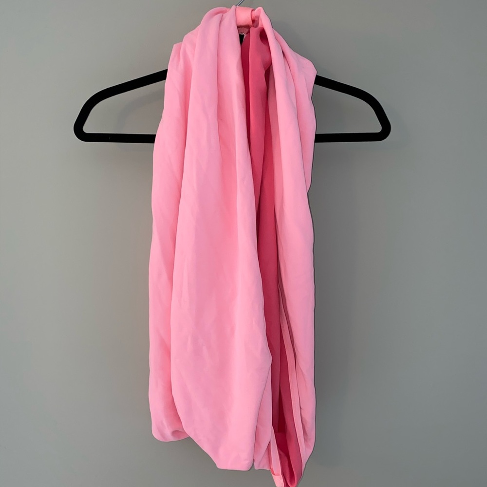 Soft pink LULULEMON scarf